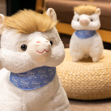 Handsome Alpaca Stuffed Animal Plush Toy